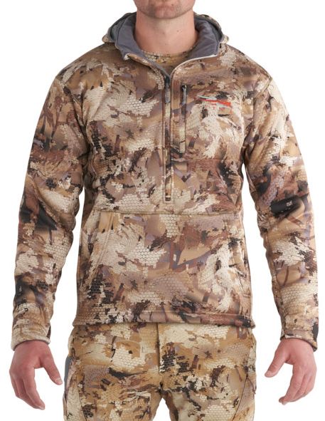 SITKA Gradient Hoody in Waterfowl Marsh Gesamtansicht angezogen