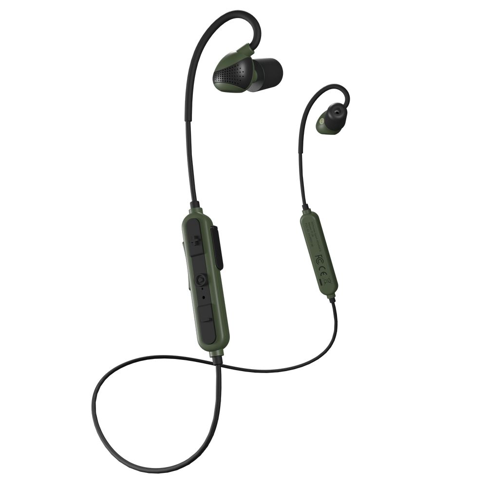 ISOTUNES Sport Advance Gehörschutz In-Ear Gesamtansicht in schwarz/grün