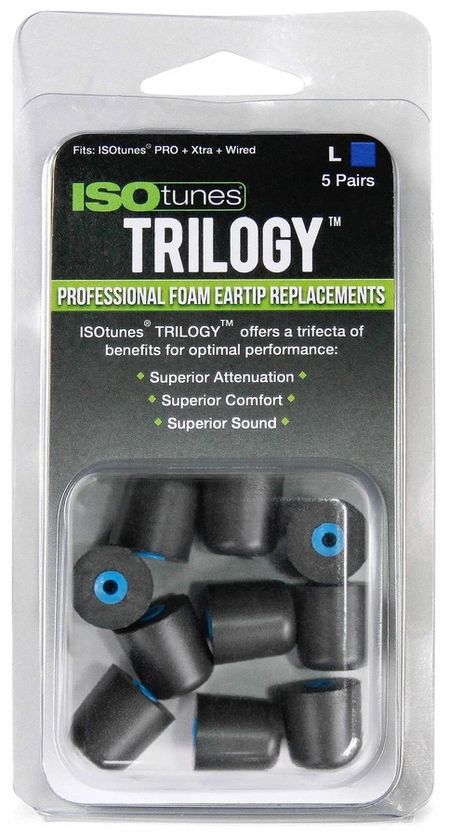 ISOTUNES TRILOGY Ersatz-Ohrstöpsel Größe L