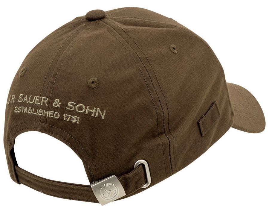 SAUER Cap braun Rückansicht