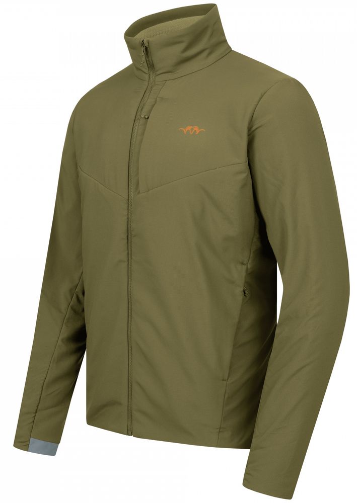 BLASER-Alpha-Stretch-Jacke-Herren-Dunkel-Oliv-2 BLASER Alpha Stretch Jacke Herren in dunkel oliv seitlich links