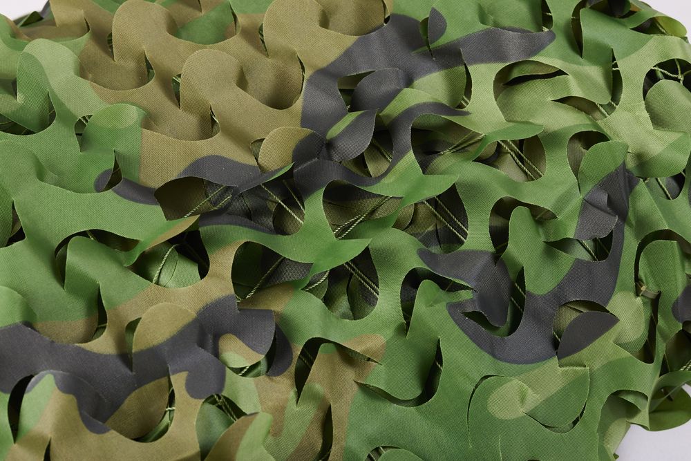 Nahaufnahme NATURWERK 3D Tarnnetz 3x2 m