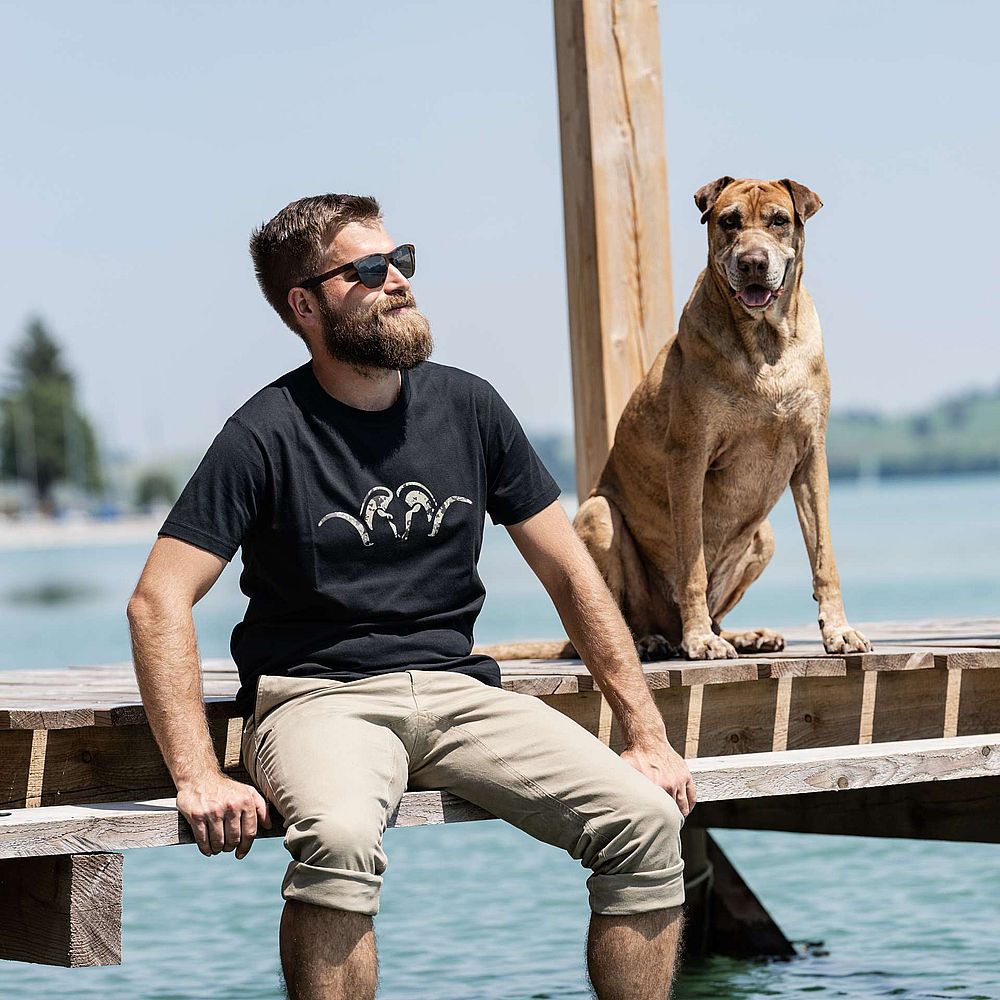 BLASER-Herren-ARGALI-T-Shirt-in-schwarz BLASER Herren ARGALI T-Shirt in schwarz